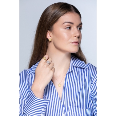 COLLAR ESTEL ORO Y DIAMANTES